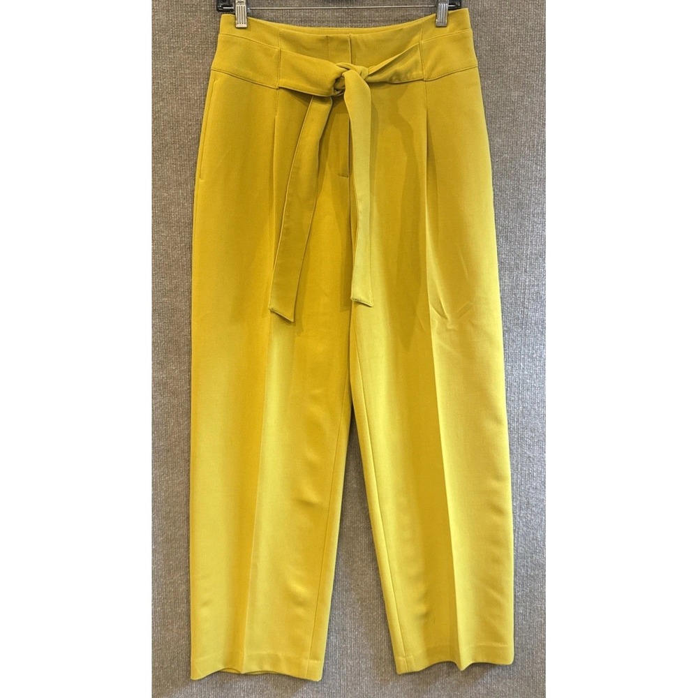 Boden Golden Color Belted Ankle Pants Sz:6 R, Classic Fun Dopamine Dressing EUC